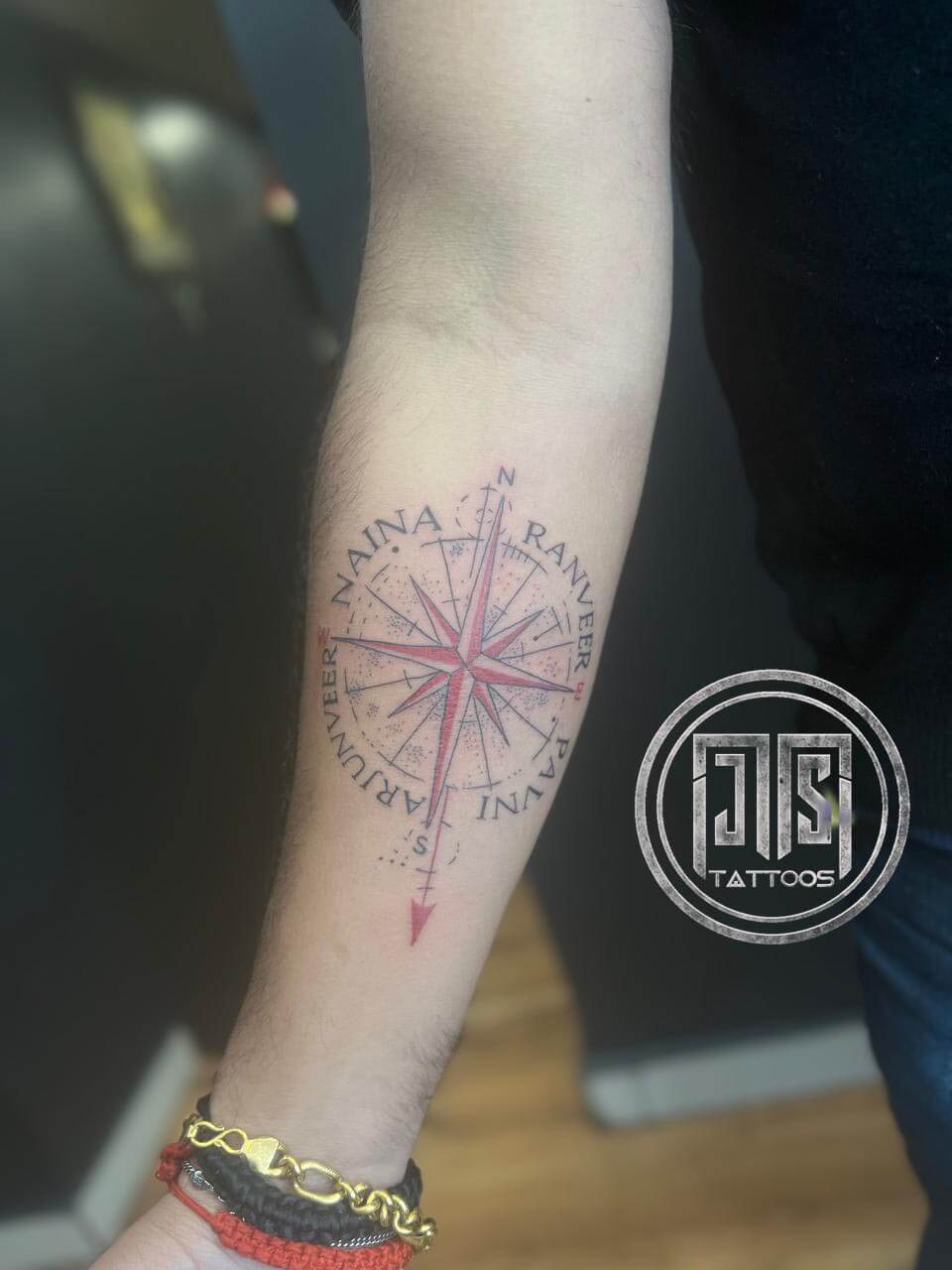 Full sleeve tattoo West Delhi Paschim Vihar studio
